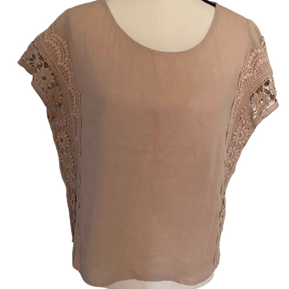 Alya size S top blouse embroidery sides